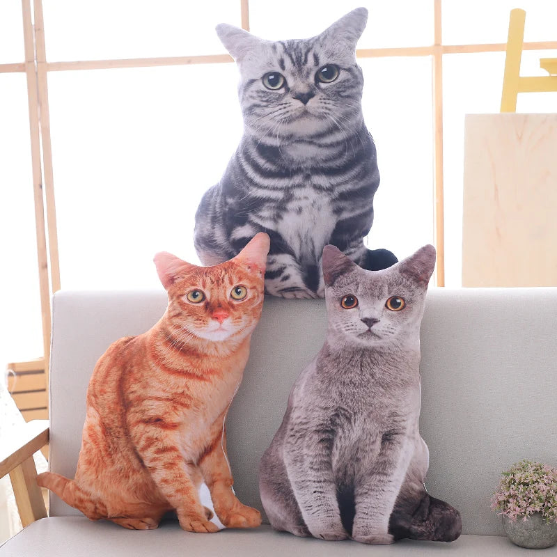 Louniy 40cm Plush Cat Pillow